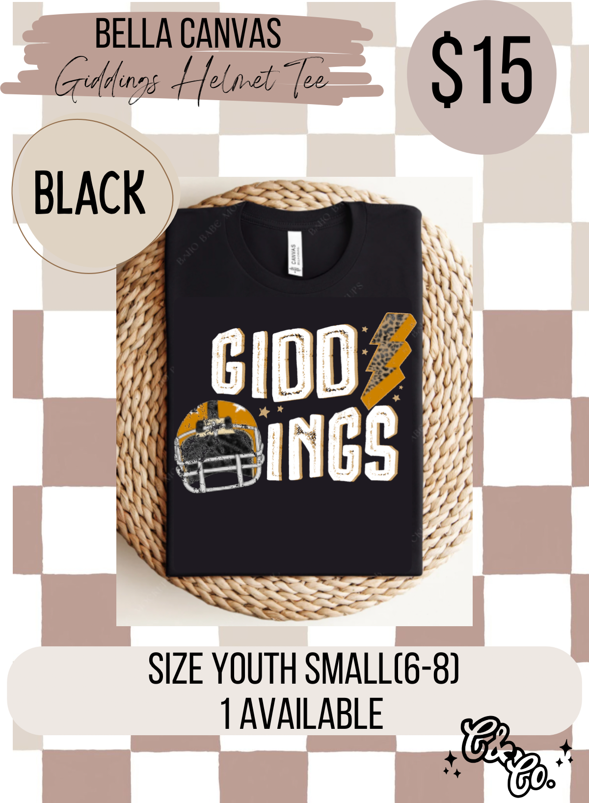 Giddings Helmet Tee (YOUTH)