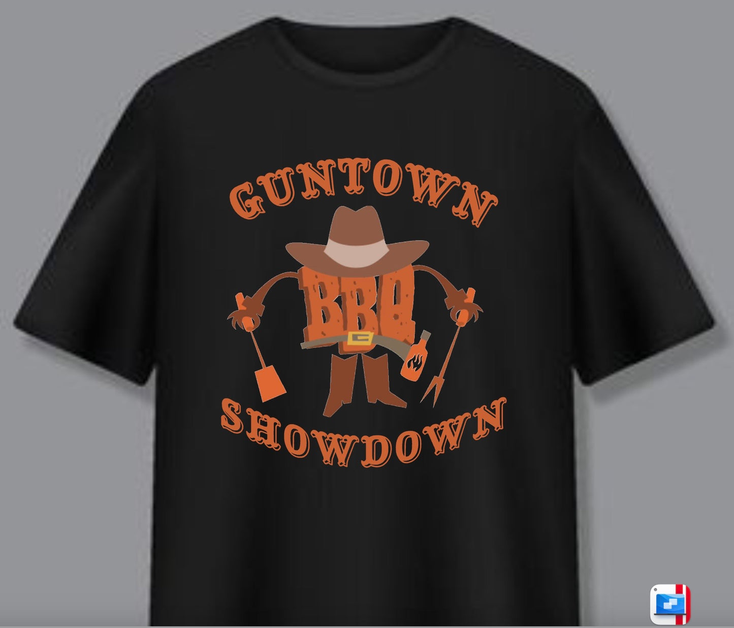 Guntown Showdown BBQ Tee