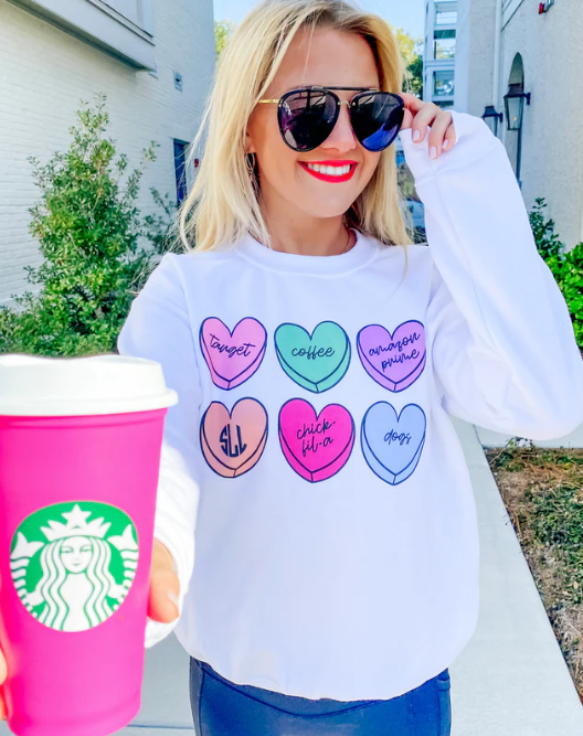 Basic Girl/Monogrammed Crewneck